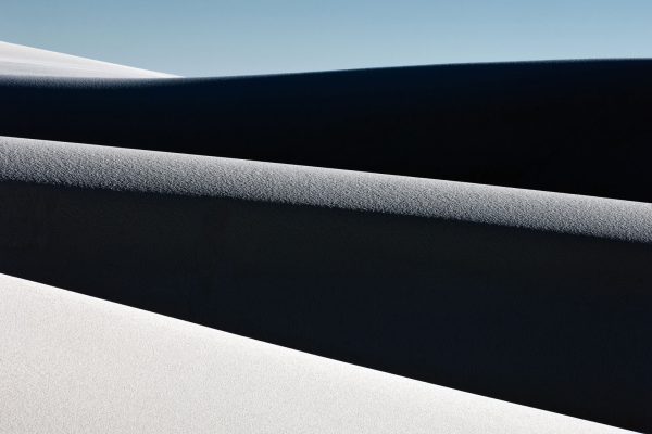Abstract image of White Sands National Momument dunes in New Mexico