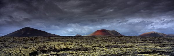 Panoramic view of Montanas del Fuego Lanzarote