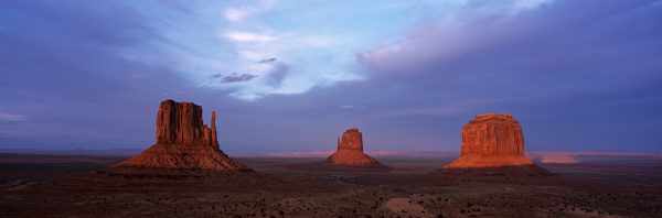 Panoramic view of Monument Valley Arizona